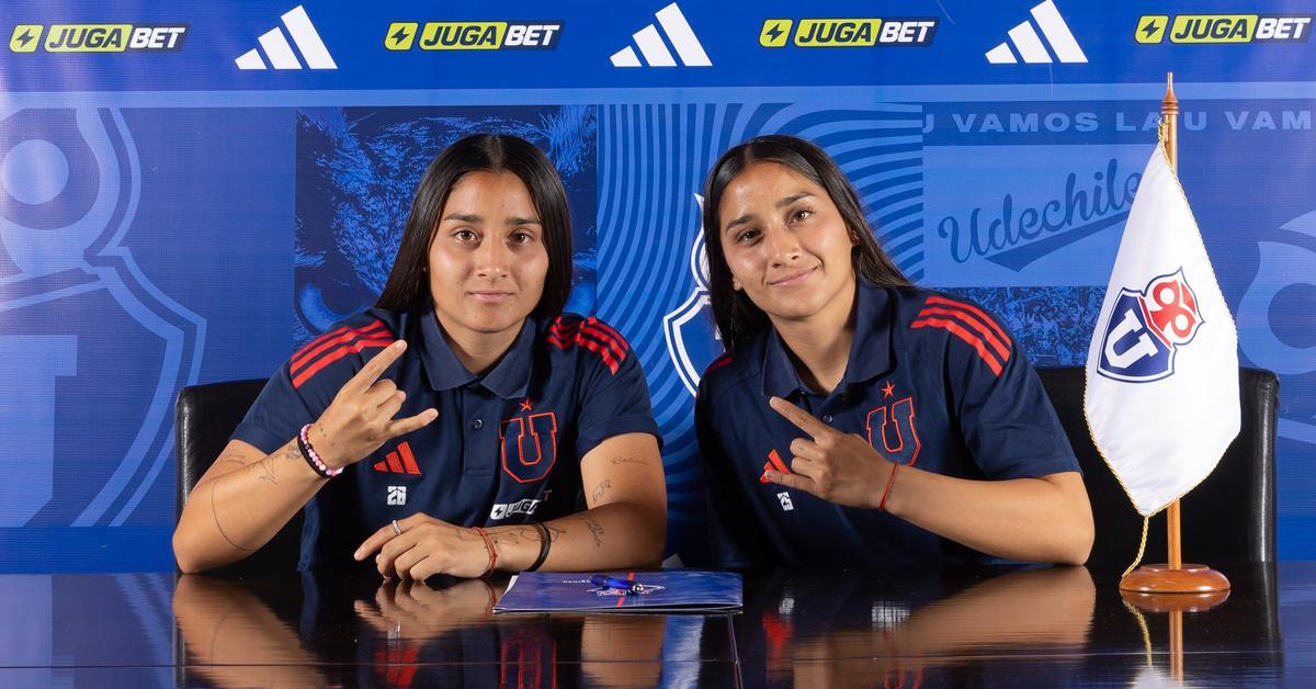 Talento por dos: Arantza y Grettel Suazo firman su primer contrato profesional con la U