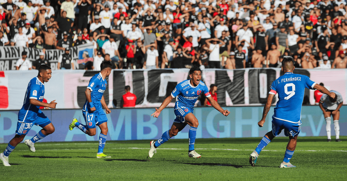 ¡Celebren azules! Con un gol de Israel Poblete derrotamos a Colo Colo en el estadio Monumental