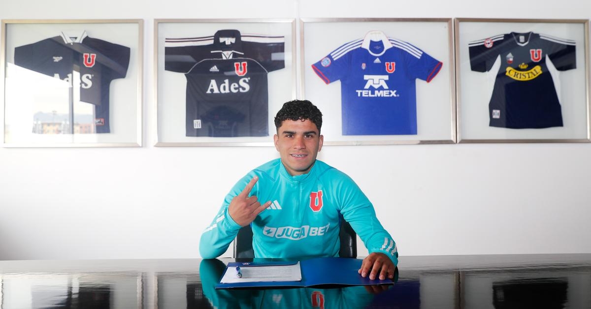 Benjamín Aravena y su primer contrato en la U: “Estoy cumpliendo un sueño de niño”